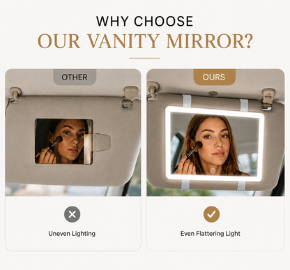 Vanity Car Mirror