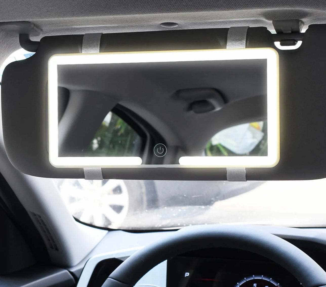 Vanity Glow Car Mirror